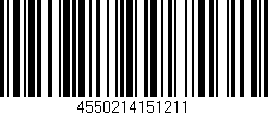 Código de barras (EAN, GTIN, SKU, ISBN): '4550214151211'