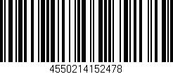 Código de barras (EAN, GTIN, SKU, ISBN): '4550214152478'