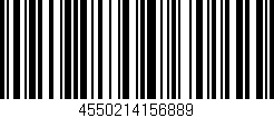 Código de barras (EAN, GTIN, SKU, ISBN): '4550214156889'