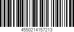 Código de barras (EAN, GTIN, SKU, ISBN): '4550214157213'