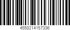 Código de barras (EAN, GTIN, SKU, ISBN): '4550214157336'
