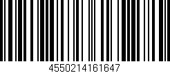 Código de barras (EAN, GTIN, SKU, ISBN): '4550214161647'