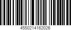 Código de barras (EAN, GTIN, SKU, ISBN): '4550214162026'