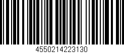 Código de barras (EAN, GTIN, SKU, ISBN): '4550214223130'