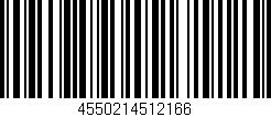 Código de barras (EAN, GTIN, SKU, ISBN): '4550214512166'