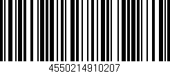 Código de barras (EAN, GTIN, SKU, ISBN): '4550214910207'