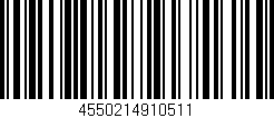 Código de barras (EAN, GTIN, SKU, ISBN): '4550214910511'