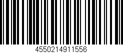 Código de barras (EAN, GTIN, SKU, ISBN): '4550214911556'