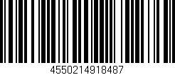 Código de barras (EAN, GTIN, SKU, ISBN): '4550214918487'