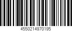 Código de barras (EAN, GTIN, SKU, ISBN): '4550214970195'