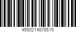 Código de barras (EAN, GTIN, SKU, ISBN): '4550214970515'