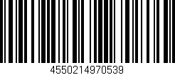 Código de barras (EAN, GTIN, SKU, ISBN): '4550214970539'