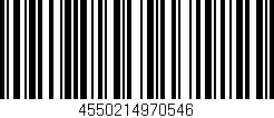 Código de barras (EAN, GTIN, SKU, ISBN): '4550214970546'