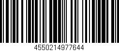 Código de barras (EAN, GTIN, SKU, ISBN): '4550214977644'