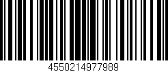 Código de barras (EAN, GTIN, SKU, ISBN): '4550214977989'