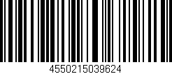 Código de barras (EAN, GTIN, SKU, ISBN): '4550215039624'
