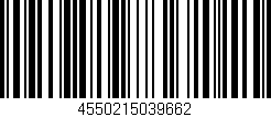 Código de barras (EAN, GTIN, SKU, ISBN): '4550215039662'