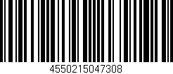 Código de barras (EAN, GTIN, SKU, ISBN): '4550215047308'
