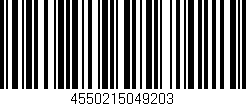 Código de barras (EAN, GTIN, SKU, ISBN): '4550215049203'