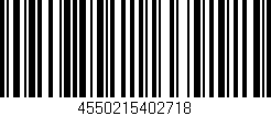 Código de barras (EAN, GTIN, SKU, ISBN): '4550215402718'