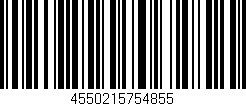 Código de barras (EAN, GTIN, SKU, ISBN): '4550215754855'