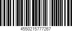 Código de barras (EAN, GTIN, SKU, ISBN): '4550215777267'