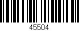 Código de barras (EAN, GTIN, SKU, ISBN): '45504'