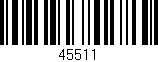 Código de barras (EAN, GTIN, SKU, ISBN): '45511'