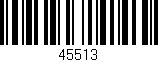 Código de barras (EAN, GTIN, SKU, ISBN): '45513'