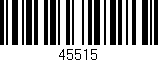 Código de barras (EAN, GTIN, SKU, ISBN): '45515'