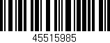 Código de barras (EAN, GTIN, SKU, ISBN): '45515985'