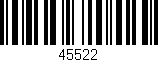 Código de barras (EAN, GTIN, SKU, ISBN): '45522'