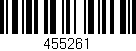 Código de barras (EAN, GTIN, SKU, ISBN): '455261'
