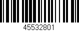 Código de barras (EAN, GTIN, SKU, ISBN): '45532801'