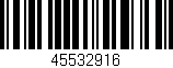 Código de barras (EAN, GTIN, SKU, ISBN): '45532916'