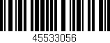 Código de barras (EAN, GTIN, SKU, ISBN): '45533056'
