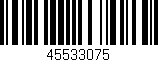 Código de barras (EAN, GTIN, SKU, ISBN): '45533075'