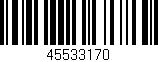 Código de barras (EAN, GTIN, SKU, ISBN): '45533170'