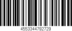 Código de barras (EAN, GTIN, SKU, ISBN): '4553344792729'
