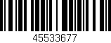 Código de barras (EAN, GTIN, SKU, ISBN): '45533677'