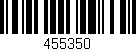 Código de barras (EAN, GTIN, SKU, ISBN): '455350'