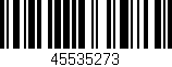 Código de barras (EAN, GTIN, SKU, ISBN): '45535273'