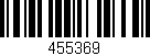 Código de barras (EAN, GTIN, SKU, ISBN): '455369'