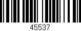 Código de barras (EAN, GTIN, SKU, ISBN): '45537'