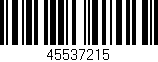 Código de barras (EAN, GTIN, SKU, ISBN): '45537215'