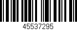 Código de barras (EAN, GTIN, SKU, ISBN): '45537295'