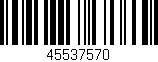 Código de barras (EAN, GTIN, SKU, ISBN): '45537570'