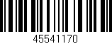 Código de barras (EAN, GTIN, SKU, ISBN): '45541170'