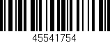 Código de barras (EAN, GTIN, SKU, ISBN): '45541754'
