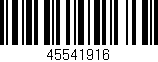 Código de barras (EAN, GTIN, SKU, ISBN): '45541916'
